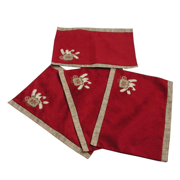 NWT Noel and Cardinal Christmas Place Mats placemats  Set 4 - Picture 1 of 2